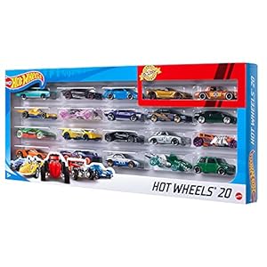 Hot-Wheels-900-H7045-20-Diecast-Pack-and-Mini-Toy-Cars-Multi-Colour Hot Wheels 20-Car Pack of 1:64 Scale Vehicles, Gift for Collectors & Kids Ages 3 Years Old & Up, DXY59 - Amazon…