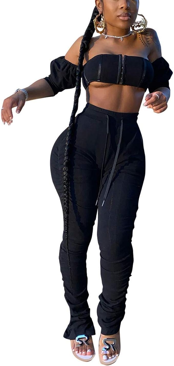 pleated crop top jumpsuit