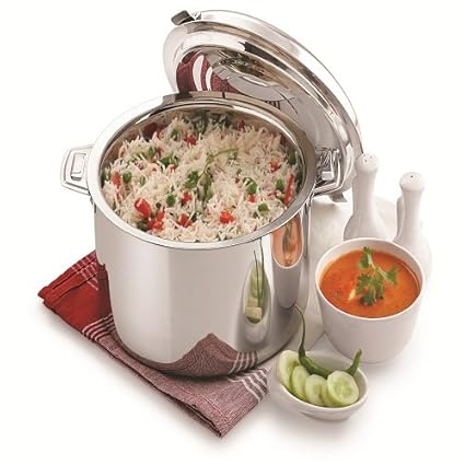Warmeo Lava Stainless Steel Insulated Casserole, 2000Ml, Silver