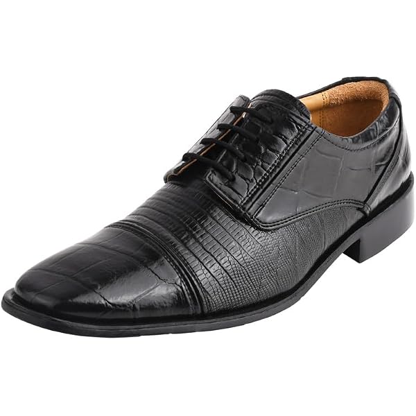 LIBERTYZENO Men\'s White/Black Dress Shoes 913 Jonas Kid main image 4