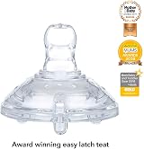 Nuby Medium Flow Anti-Colic Bottle Teats Easy Latch Soft Flex 2 Pack view 3