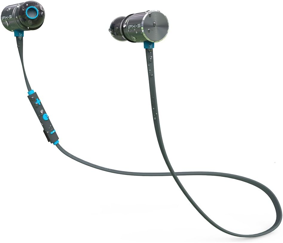 BX 343 Bluetooth Wireless Sports Flat Earphone Canal Type Magnetic Attached IPX - 5 Waterproof Super Long Standby time Two Built - in Batteries 8 Hours sustained use Suitable for Running