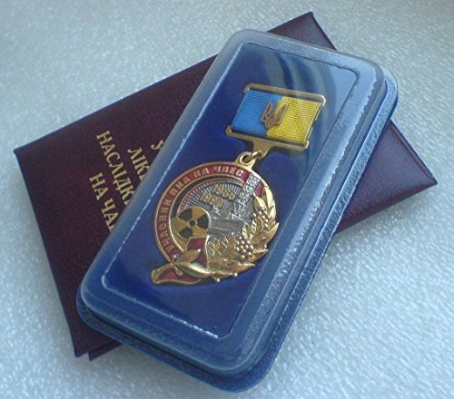 1986 Ukraine CHERNOBYL LIQUIDATOR Nuclear Tragedy Military medal