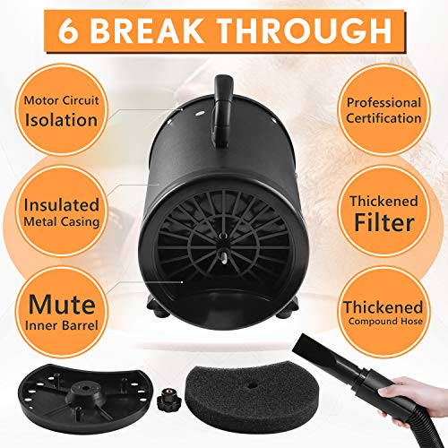 PETNF Upgraded Dog Dryer,Quick Grooming Dryer Blower Professional,Noise
