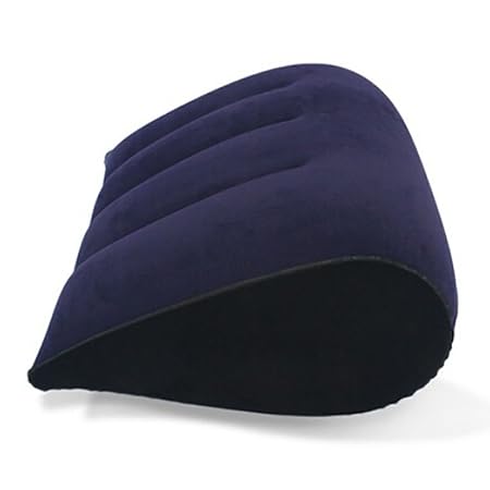 Sitzkissen Rückenpolster Lendenkissen mit Pumpe Triangel Faltbares Kissen Aufblasbares Sex Reisekissen Erotik Sex Spielzeug f