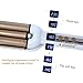 Hair Deep Waver,Temperature Adjustable LCD Display Tourmaline Ceramic Hair Styling Tool Hair Barrel Curler Curling Iron
