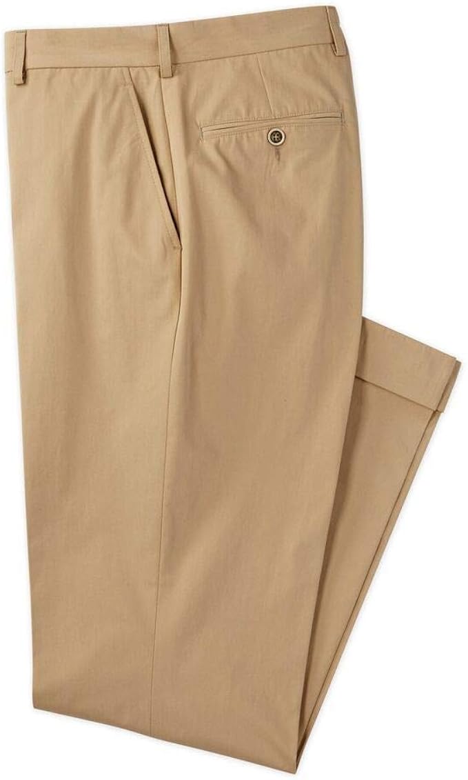 khaki cotton trousers