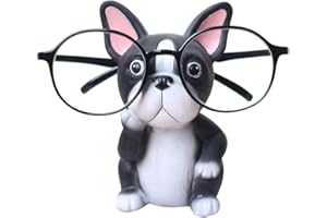 WAWICE Fun Eyeglass Holder Display Stands - Home Office Decorative Glasses Accessories (Bulldog)