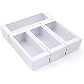 Copco White Set of 4 Storage Bag Organizers for Disposable or Reusable Gallon, Quart, Snack, and Sandwhich bags with Removable Lid