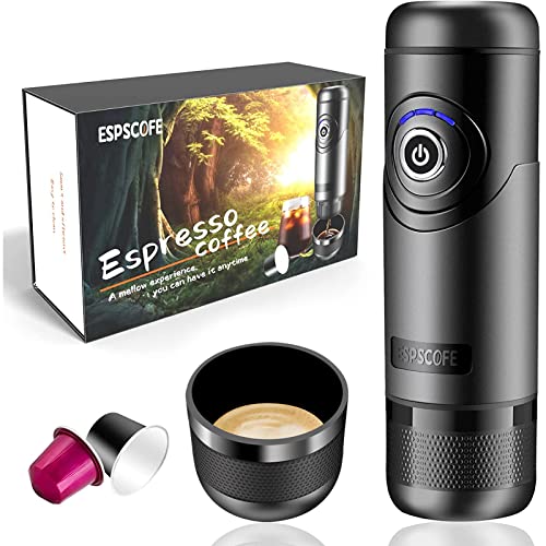ESPSCOFE Portable Espresso Maker 12V Camping Coffee Makers with