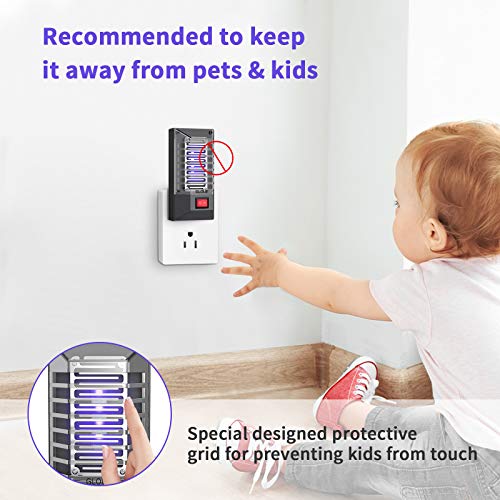GLOUE Bug Zapper, Mosquito Killer UV Light Insects Killer Fly Trap