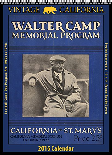 Cal/Berkeley Golden Bears 2016 Vintage Football Calendar by