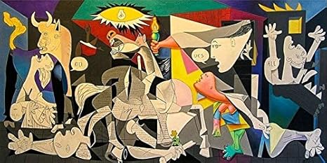 Amazon ゲルニカことでピカソキャンバス絵画の模写有名なキャンバスウォールアートポスター 版画ピカソの写真家の壁の装飾 Color K91 Size Inch 40x80cm No Frame ウォールステッカー オンライン通販