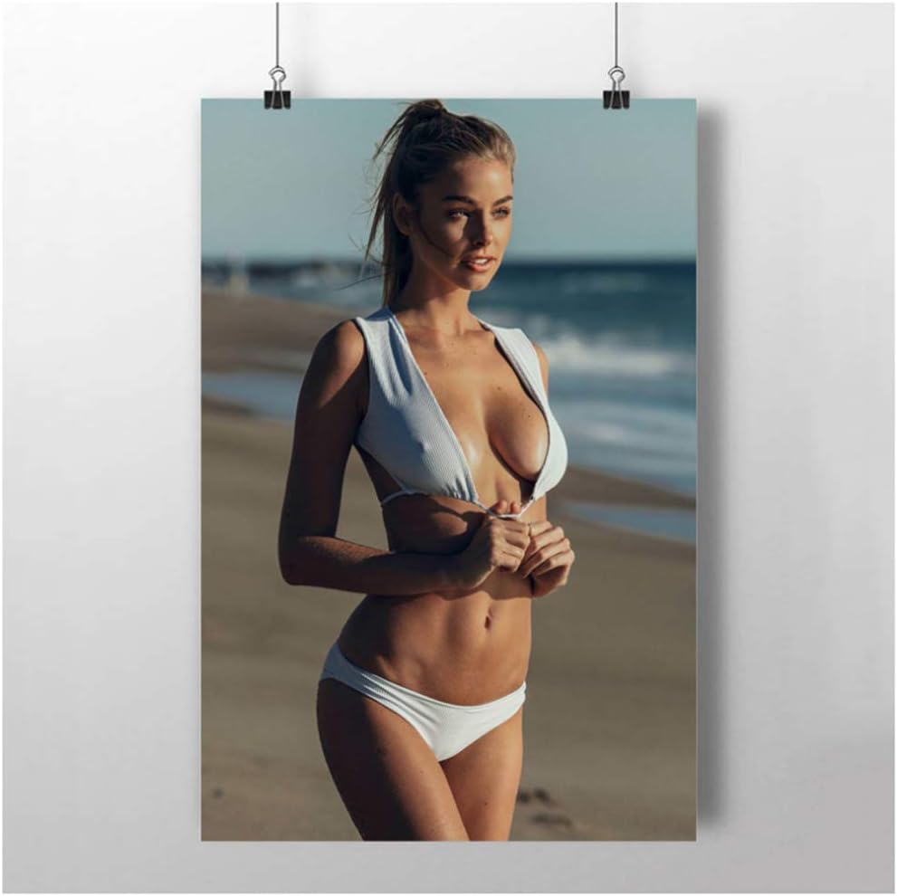 Hermosa Figura Facebook Sexy Bikini Photo Today DNJKSA Modelo Adulto Chica Hermosa Mujer Sexy Bikini de Playa Arte de la Pared Carteles