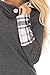 ETCYY Women's Long Sleeve Hoodie With Plaid Cuffs And Sweatshirt Hood Tops