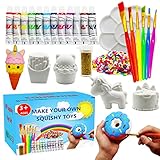 Korilave Squishies Toy Painting Kit for Girls DIY