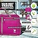 Bago Large Foldable Duffel Bags for Traveling Women & Men - 80L Packable Duffle Bag for Travel with Shoe Compartment - Water Repellant, Heavy Duty, Lightweight Folding & Collapsible (Pink)
