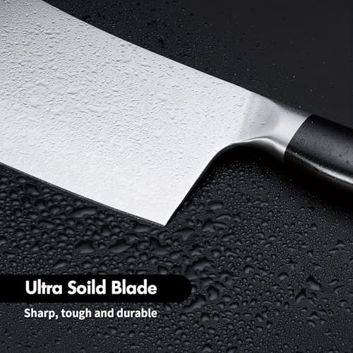 SHI BA ZI ZUO Steak Knife Chef Knife (Silver-SL2136-A)