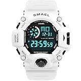 Digital Watch, Men's Sports Watch Military Watch with Waterproof Function and Alarm Clock