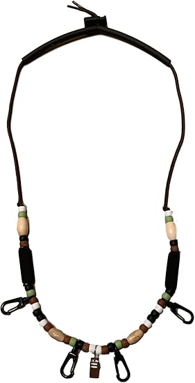 Amazon 究極のフライフィッシング用ランヤード ライム ブラウン ブラック プロ ベストを交換 Flylanyards タイイング道具