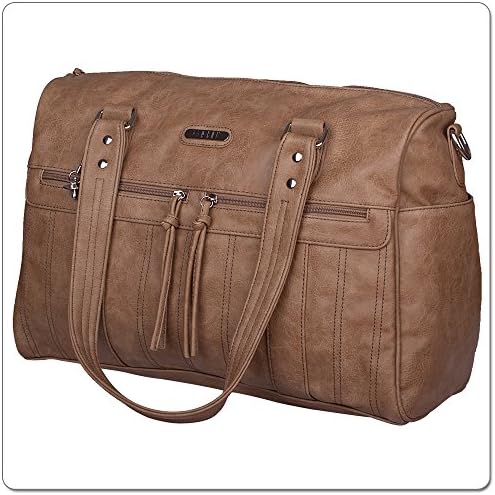 VANCHI Indie Holdall, Baby Diaper Bag & Handbag, Caramel