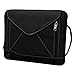 Padwa Lifestyle Shockproof Soft Sleeve Pouch Carrying Envelope Bag Case with Handle Shoulder Strap Zipper for iPad Air2/ iPad Air/iPad 4/ iPad 3/ iPad 2/ iPad Samsung 10.1 Inch Tablet PC (Black)