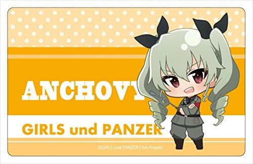 Girls und Panzer theater version anchovy plate badge Puni Chara by Contents Seed