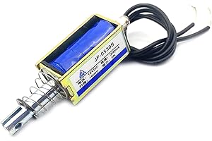 Kiro&Seeu DC 12V JF-0530B 300mA 5N/10mm Push Pull Type Frame Electromagnet Keepping Force 5N Travel 10mm Linear Solenoid