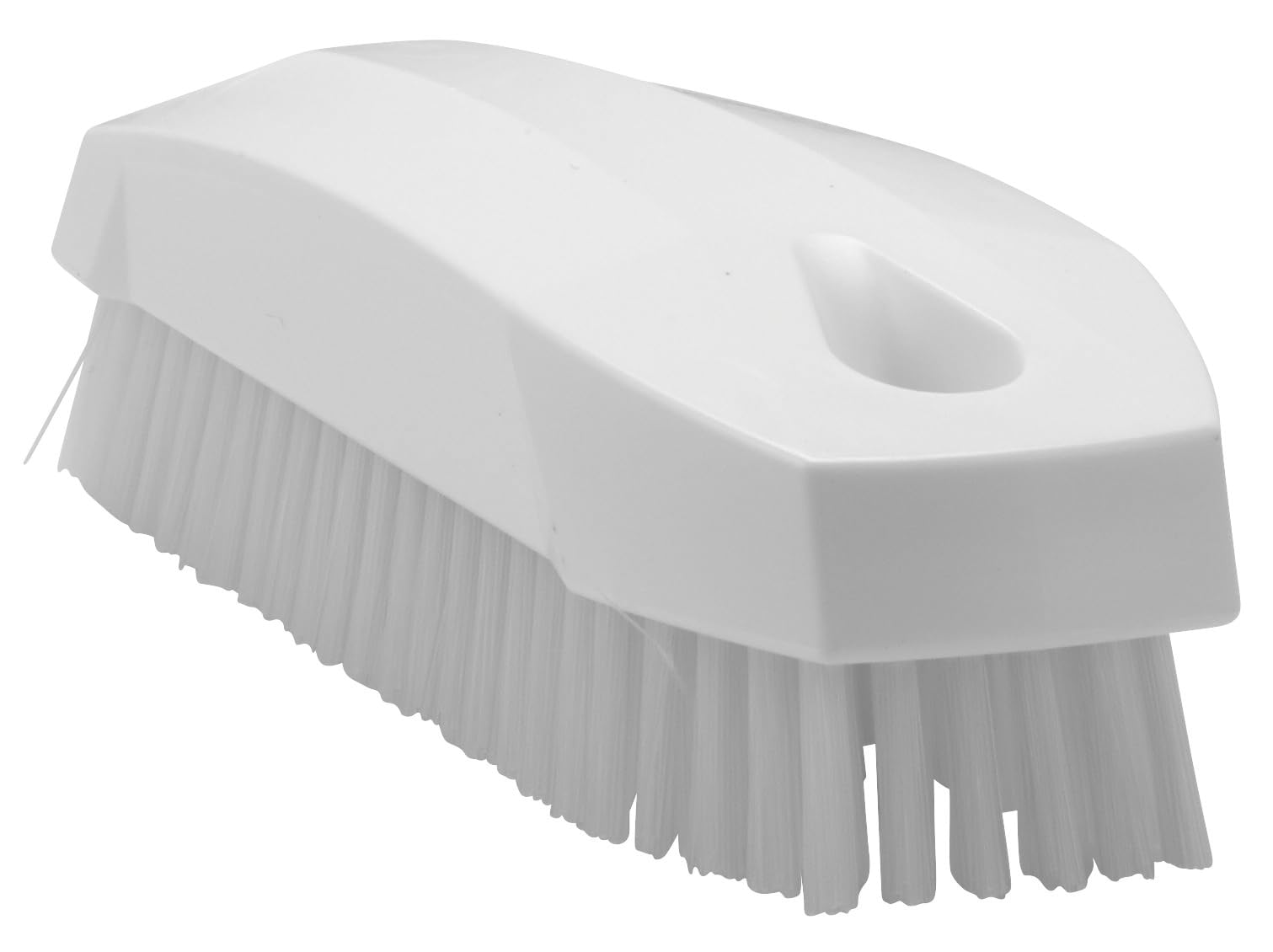 Vikan 64405 Hard Hand Brush S/Nailbrush, White, 130mm Length, 50mm Width, 40mm
