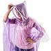 4Happi Rain Poncho with Drawstring Hood, 12 Pack for Emergency. Thicker Material