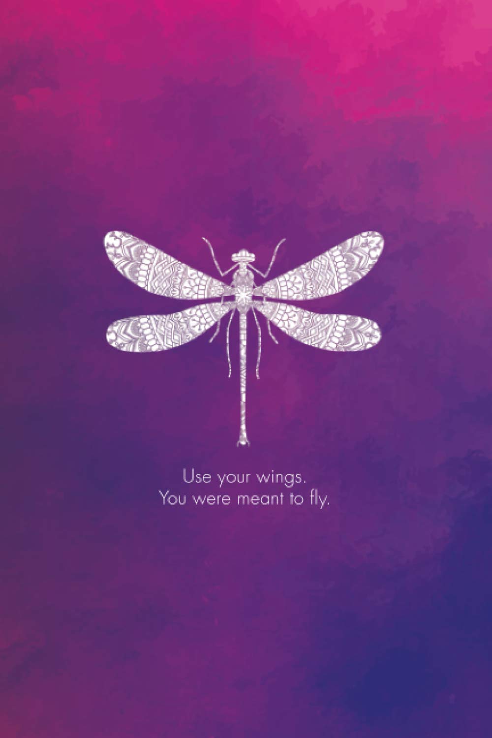 Dragonfly Journal - Dragonfly Mandala: Purple Dragonfly Journal for women with 120 pages, 6" x 9"