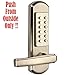 New Mechanical Door Lock Digital Code Keyless Keypad Security Entry Door Combination Lock Stainless Steel 304 Full Size Pick Proof (Left Handle)