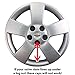 DeluxeAuto 2007, 2008, 2009, 2010, 2011, 2012 Chevy HHR Chrome Factory Replica Bolt-ON Wheel Covers/HUBCAPS (Set of 4) - 16