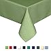 Eforcurtain Comtemporary Rectangular Table Cover Waterproof Fabric Waffle Weave Tablecloth, Light Sage Green, 60 by 84-inch