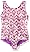 Danskin Big Girls' Gymnastics Leotard, Mermaid Pink, Intermediate (6X-7)