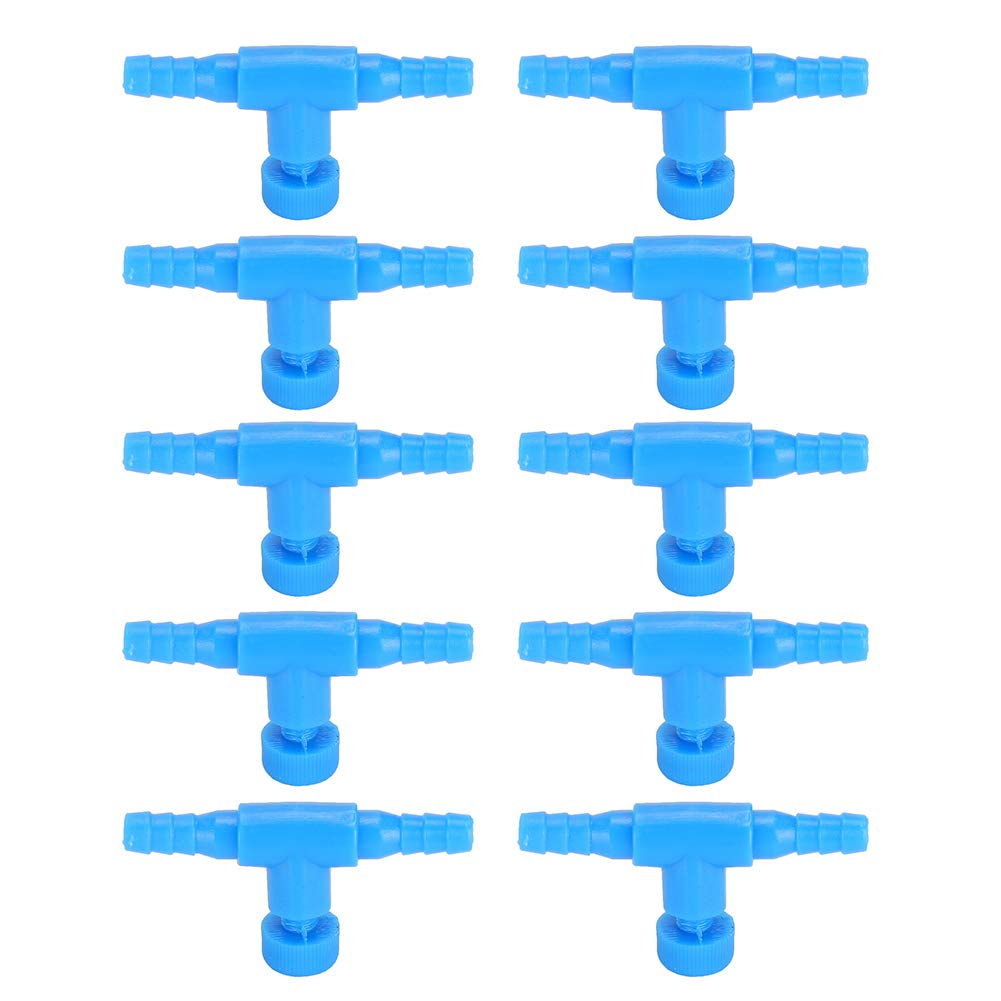 Fish Tank Air Valve, Pump Airline Tube Air Volume Adjust Control Valve Aquarium Air Flow Switch, 3 Way for 0.2in Hose