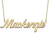 GR35Z9 Mackenzie Name Necklace Gift for Her His