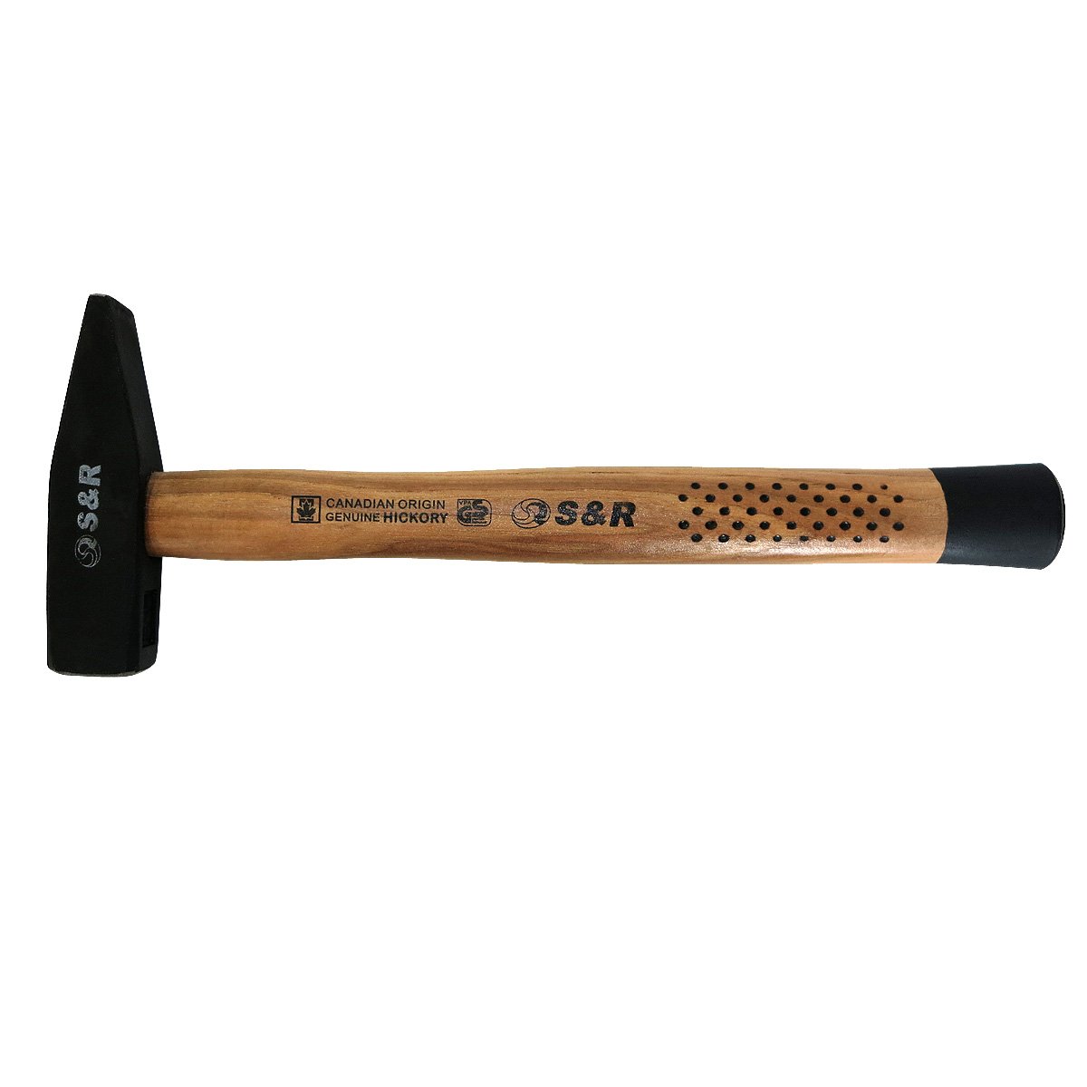 S&R Machinist Hammer 100 g, with wooden handle made of highquality