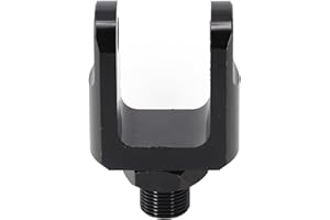 27MM Motorcycle Rear Shock Adapter for Aluminum Alloy Suspension Parts, Round End Shock Mount with Widened Fork Compatibility