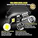 ENDPAGE 194 LED Bulbs Canbus Error Free 6000K Xenon White Super Bright 2835 Chipsets 168 2825 175 T10 W5W LED Replacement Bulbs for Car Dome Map Door Courtesy License Plate Lights(Pack of 10)