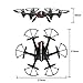 Voomall MJX X800 Hexacopter RC Quadcopter Drone 2.4GHz 6-Axis Gyro 3D Roll Black