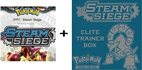 POKEMON XY STEAM SIEGE BOOSTER BOX & ELITE TRAINER COMBO!