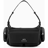 Armani Exchange Women's Rachel Shoulder Bag, Black, One Size