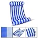 LHS Hammock Float, Inflatable Hammock Air Lightweight Floating Chair Compact and Portable, Comfortable Pool Lounger for Saddle, Lounge Chair, Hammock, Drifter Blue Water Hammock