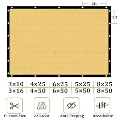 Shade&Beyond 8'x79'Customized Fence Privacy Screen