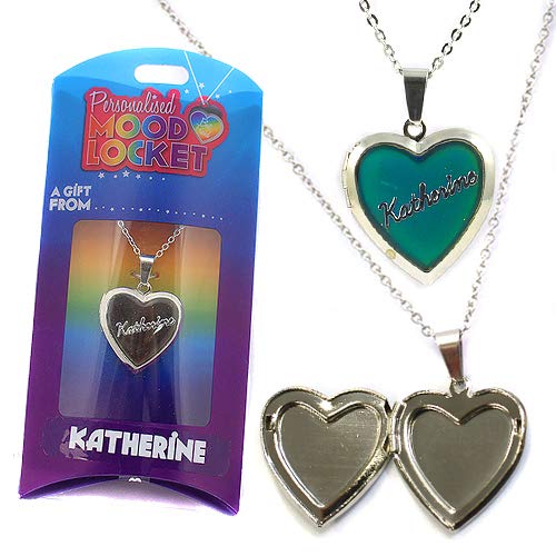 Stands out Personalised Mood Locket Necklace - Katherine