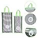 Flee Set of 2 Wall Mount Plastic Bags Holder Hanging Grocery Bag Container Plastic Grocery Bag Saver Mesh Grocery Bag Dispenser for Kitchen Bathroom Office