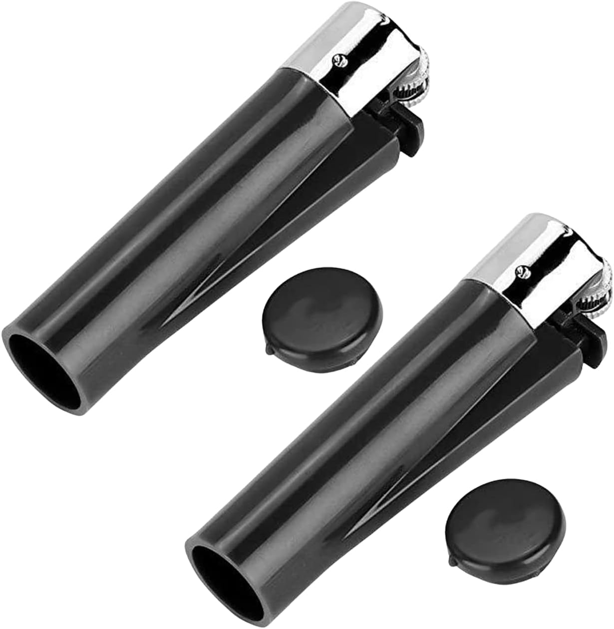 Genrise Stash Lighter Secret Stash Diversion Lighter with Hidden Storage Secret Compartment Safe for Diversion and Hiding Private Items at Home, Festivals, Car, Travel etc (Black)