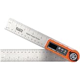 Klein Tools 935DAF Digital Angle Finder, Precision Measurements | Miter Saw Protractor Angle Calculation and Portable Design