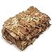 NINAT Desert Camo Netting Camouflage Net Military For Camping Hunting Shooting Sunscreen Nets 6.5x10ft,10x10ft,13x16.5ft,20x20ft